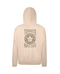 LevelWear Men's Cream Toronto Maple Leaf's Contact Stamp Pullover Hoodie