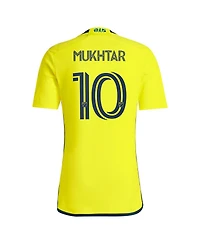 Adidas Men's Hany Mukhtar Yellow Nashville Sc 2024 The 615 Kit Replica Player Jersey