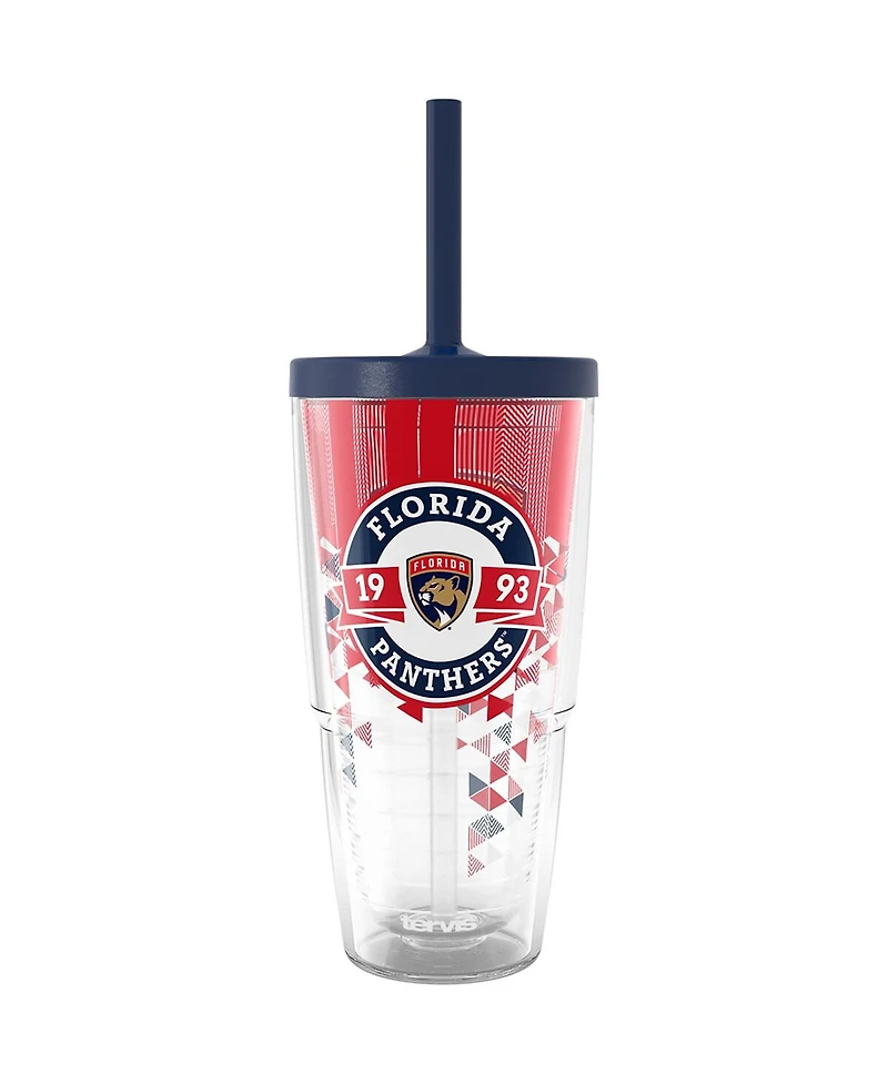 Tervis Tumbler Florida Panthers 24oz. Shatter Classic Tumbler with Straw Lid