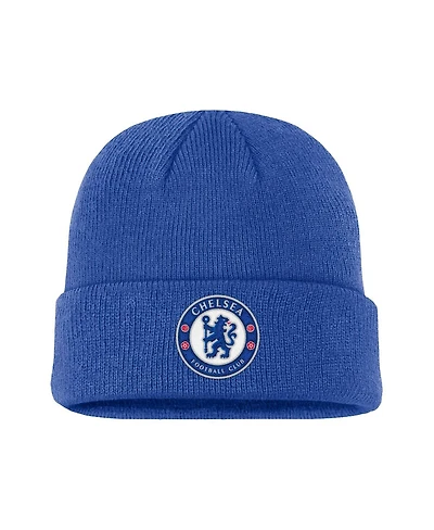 Nike Men's and Women's Blue Chelsea Terra Cuffed with Knit Hat