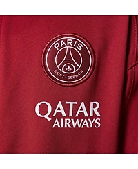 Jordan Big Boys and Girls 2-Piece Jordan Red Paris Saint-Germain 2024/25 Fourth Strike Full Zip Track Jacket and Pants Set