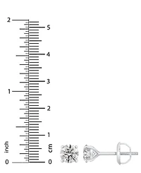 Gia Certified Diamond Stud Earrings (1 ct. t.w.) 14k Gold