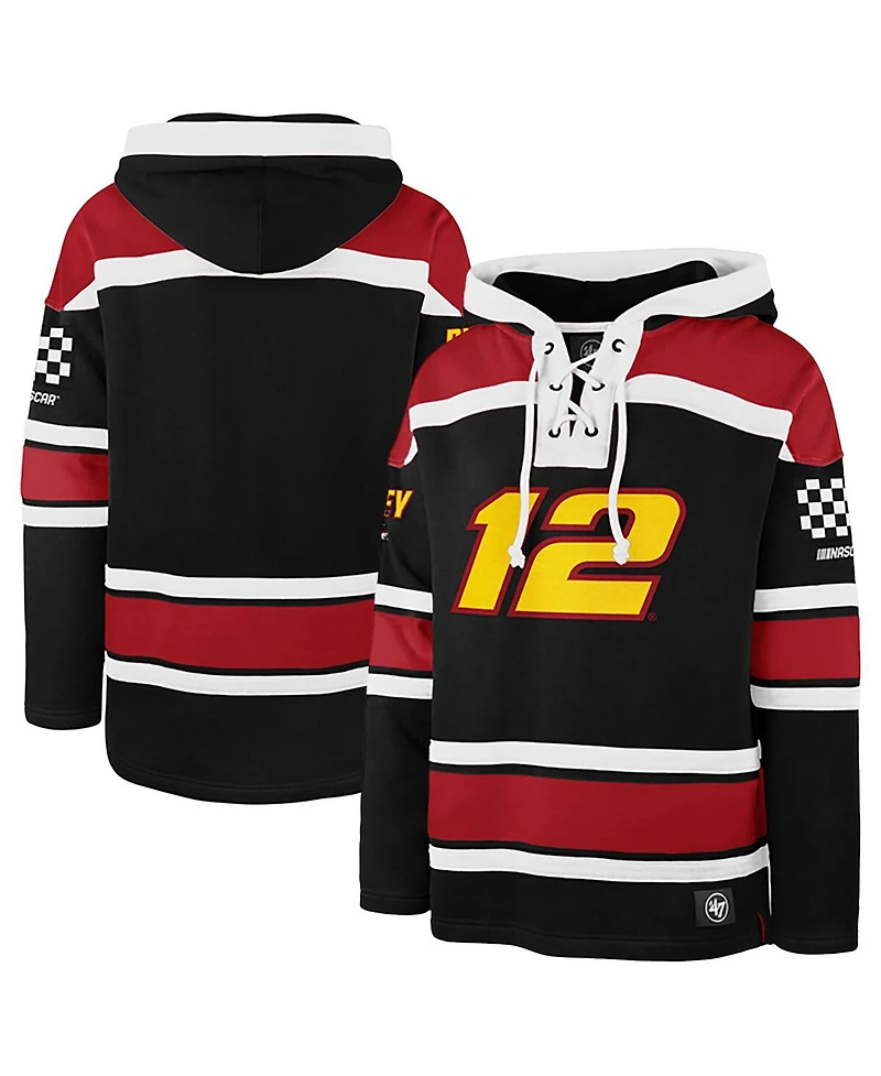 '47 Brand Men's Black Ryan Blaney Superior Lacer Pullover Hoodie