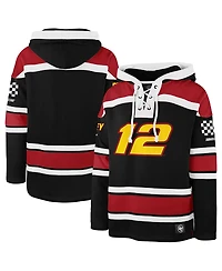 '47 Brand Men's Black Ryan Blaney Superior Lacer Pullover Hoodie