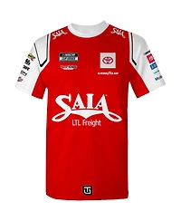 Joe Gibbs Racing Team Collection Men's Red Ty Gibbs Saia Sublimated Uniform T-Shirt