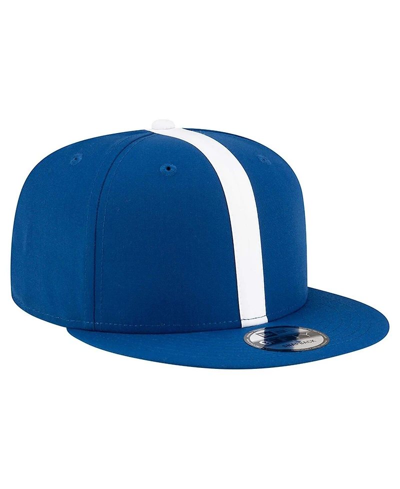 New Era Men's Royal Indianapolis Colts Throwback Helmet 9FIFTY Snapback Hat
