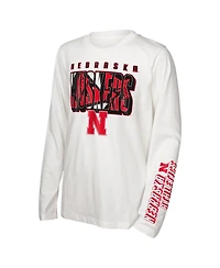 Outerstuff Big Boys and Girls Nebraska Huskers the Mix T-Shirt Combo Set