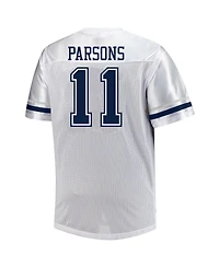 Fanatics Men's Micah Parsons White Dallas Cowboys Big Tall V-Neck Fashion Jersey