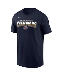 Nike Men's Navy Paris Saint-Germain 2025 Champions League Winners Core T-Shirt