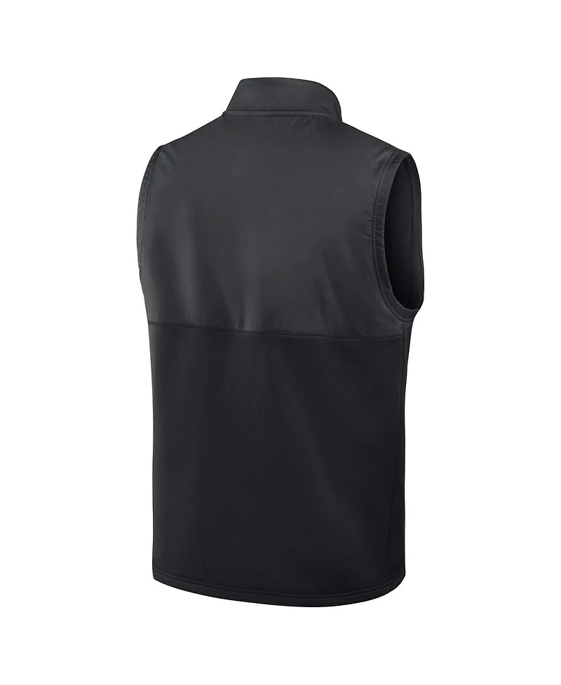 Nike Men's Black Stanford Cardinal Primetime Victory Performance Full Zip Vest