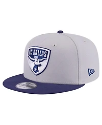 New Era Men's Gray Fc Dallas Color Pack Two-Tone 9FIFTY Snapback Hat