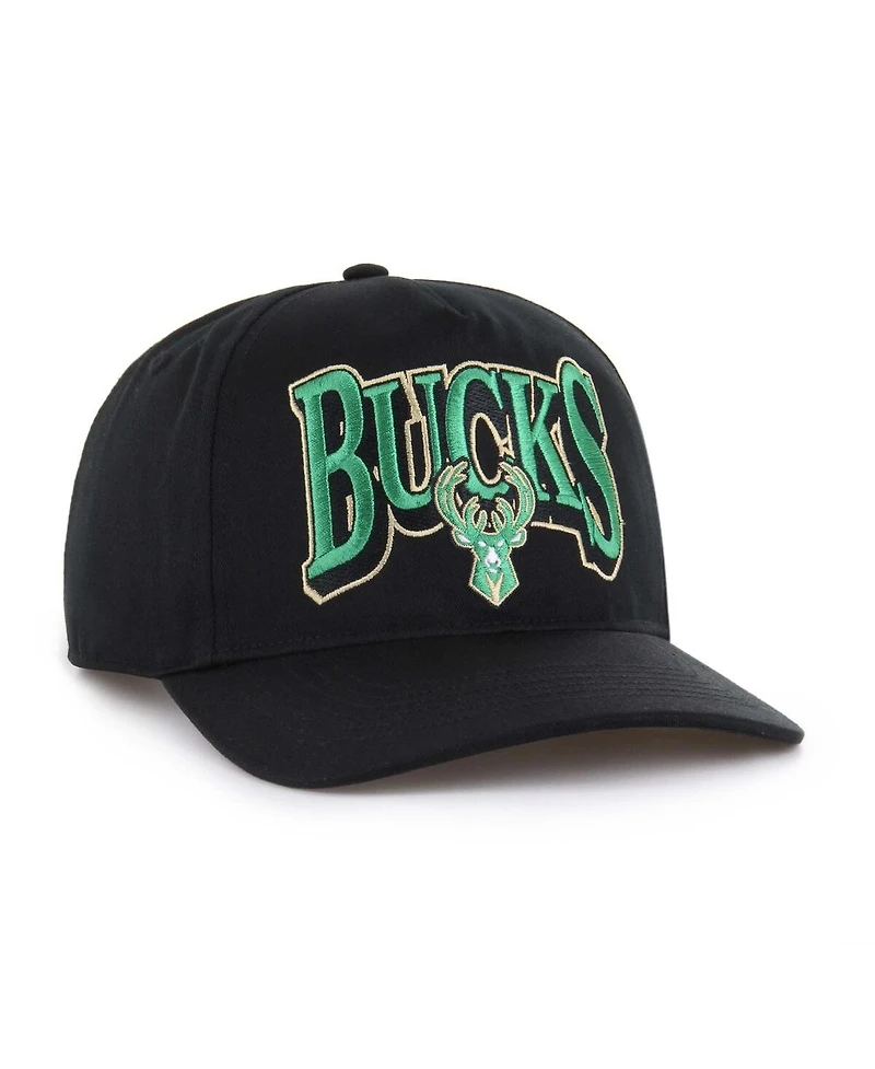 '47 Brand Men's Black Milwaukee Bucks Every Time Past Champs Hitch Adjustable Hat
