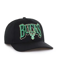 '47 Brand Men's Black Milwaukee Bucks Every Time Past Champs Hitch Adjustable Hat