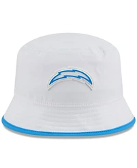 New Era Men's White Los Angeles Chargers 2025 Nfl Training Camp Stretch Bucket Hat
