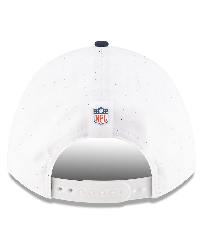 New Era Men's White/Navy Dallas Cowboys 2025 Nfl Training Camp A-Frame 9FORTY Adjustable Hat