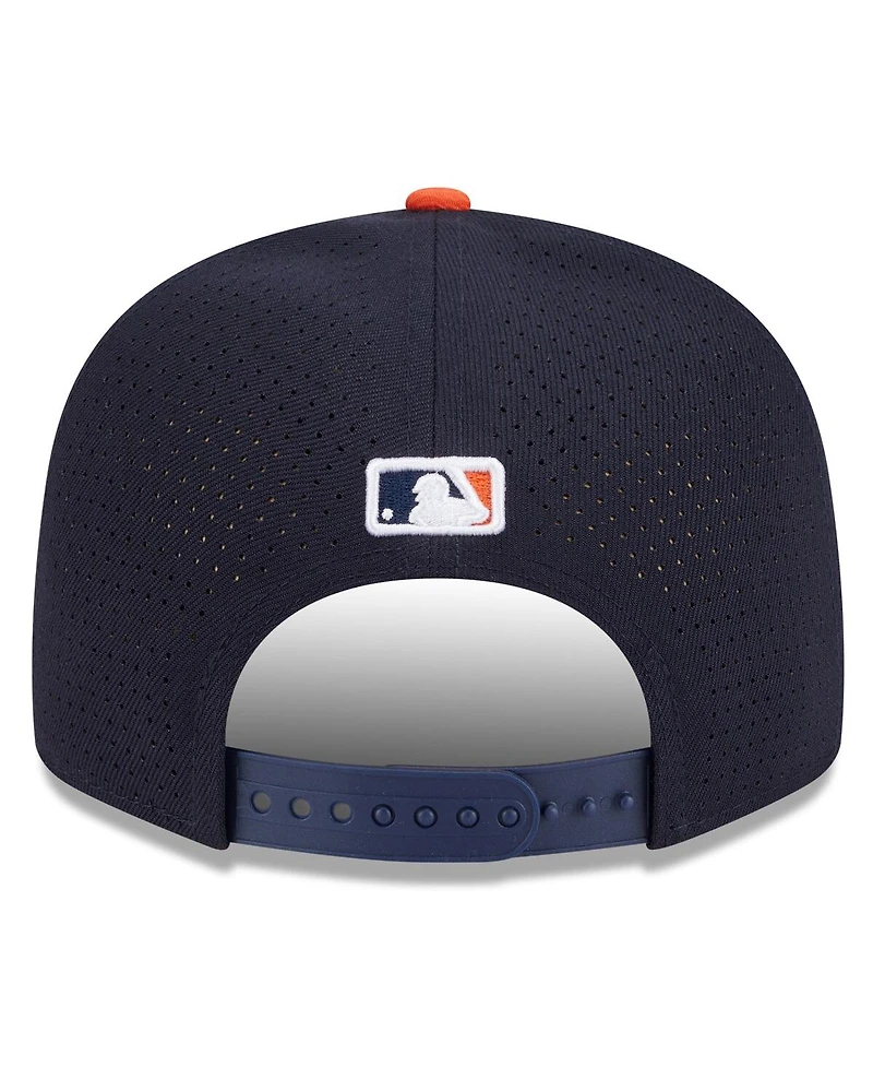 New Era Men's Navy/Orange Houston Astros 2025 Mlb All-Star Game Side Patch 9FIFTY Snapback Hat