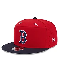 New Era Men's Red/Navy Boston Red Sox 2025 Mlb All-Star Game Side Patch 9FIFTY Snapback Hat