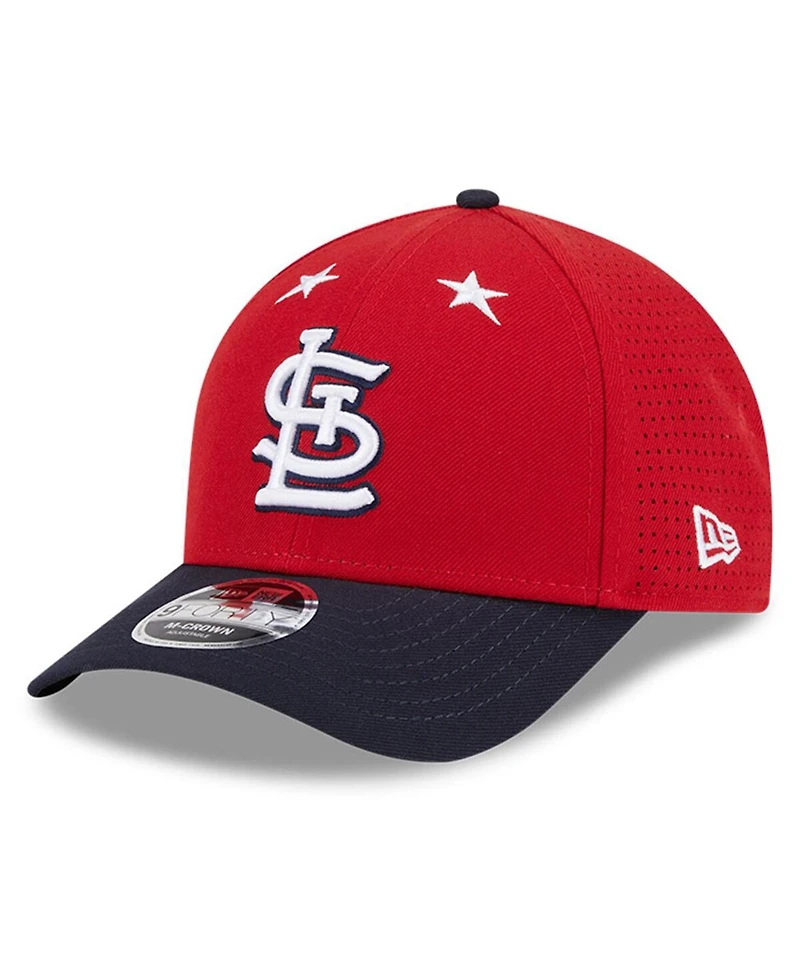 New Era Men's Red/Navy St. Louis Cardinals 2025 Mlb All-Star Game 9FORTY M-Crown Adjustable Hat