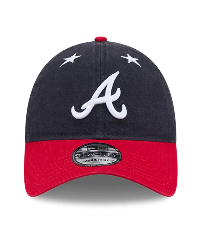 New Era Men's Navy/Red Atlanta Braves 2025 Mlb All-Star Game 9TWENTY Adjustable Hat