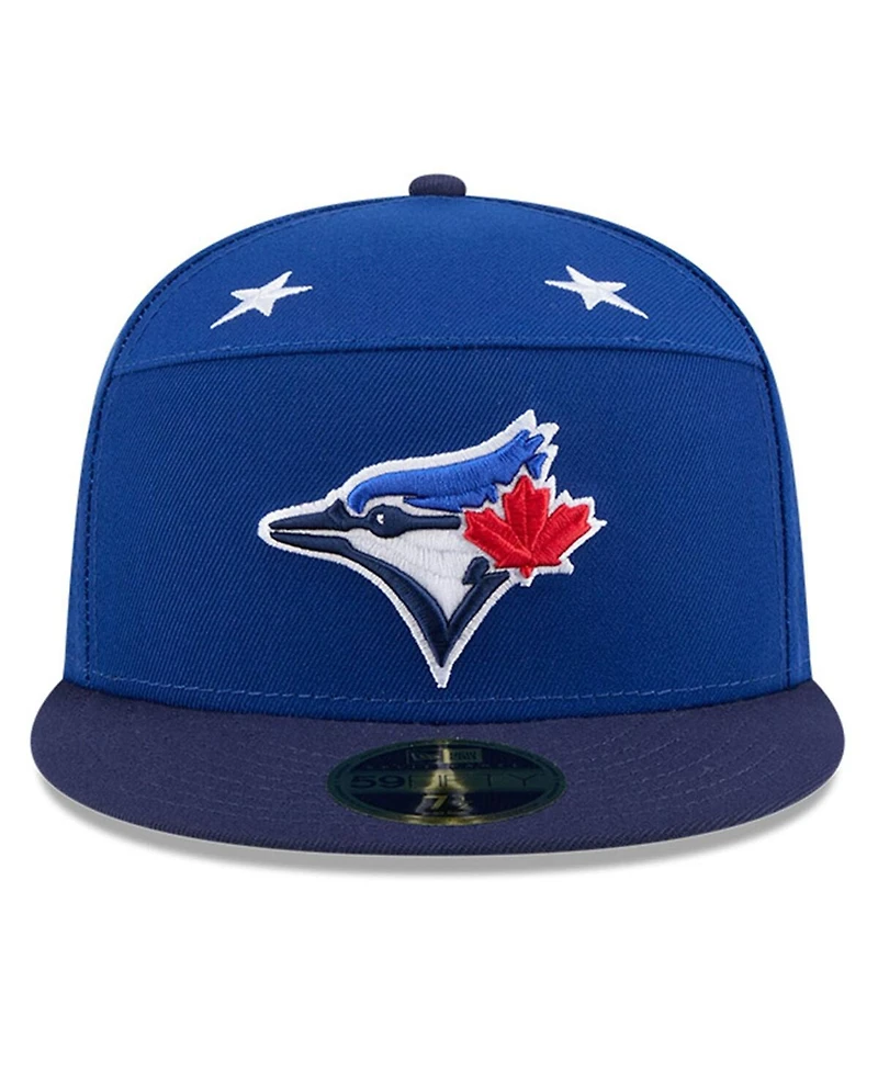 New Era Men's Royal/Navy Toronto Blue Jays 2025 Mlb All-Star Game Side Patch 59FIFTY Fitted Hat