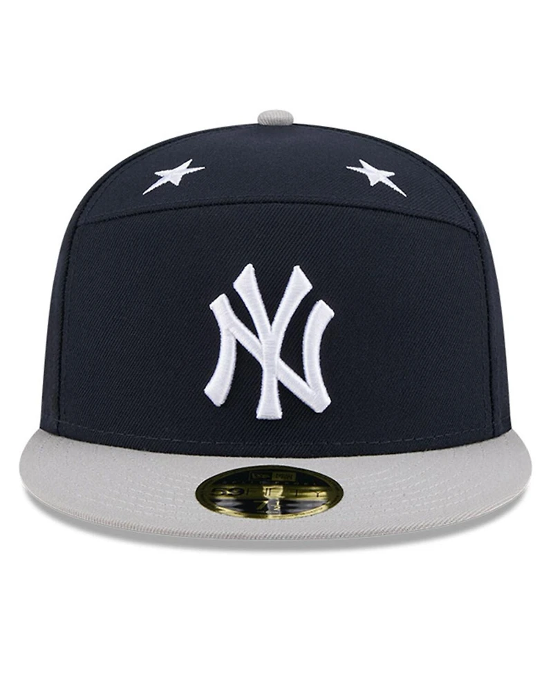 New Era Men's Navy/Gray York Yankees 2025 Mlb All-Star Game Side Patch 59FIFTY Fitted Hat