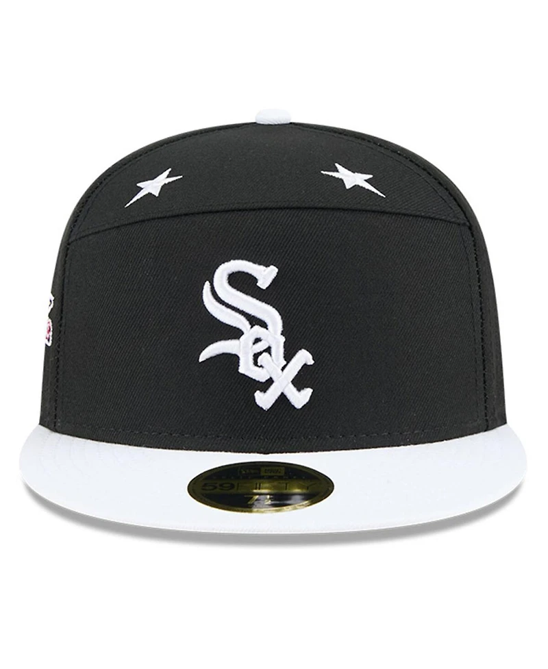 New Era Men's Black/White Chicago White Sox 2025 Mlb All-Star Game Side Patch 59FIFTY Fitted Hat