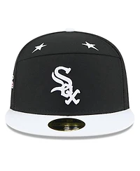 New Era Men's Black/White Chicago White Sox 2025 Mlb All-Star Game Side Patch 59FIFTY Fitted Hat