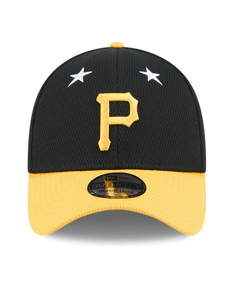 New Era Men's Black/Gold Pittsburgh Pirates 2025 Mlb All-Star Game 39THIRTY Flex Hat