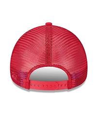 New Era Men's Red Washington Nationals 2025 Big League Chew A-Frame 9FORTY Adjustable Trucker Hat