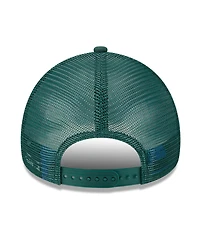 New Era Men's Green Athletics 2025 Big League Chew A-Frame 9FORTY Adjustable Trucker Hat