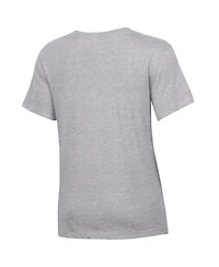Champion Women's Gray Texas Longhorns 2025 Ncaa Softball Women's College World Series Champions Locker Room V-Neck T-Shirt