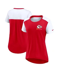 Nike Women's Red Kansas City Chiefs Preferred Yoga Inspired Fashion Top