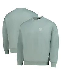 LevelWear Men's and Women's Green Usmnt Luxe Signature Tri-Blend Pullover Sweatshirt