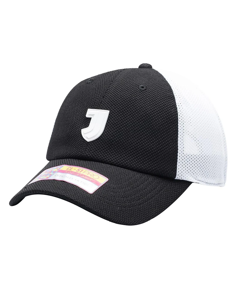 Fan Ink Men's and Women's Black Juventus Ace Classic Adjustable Hat