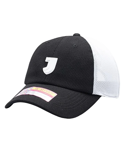 Fan Ink Men's and Women's Black Juventus Ace Classic Adjustable Hat