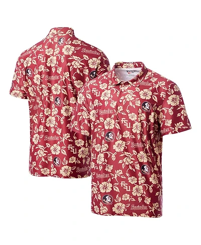 Reyn Spooner Men's Garnet Florida State Seminoles Performance Polo Shirt