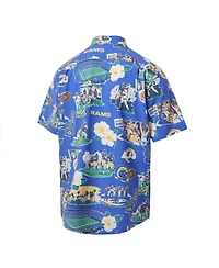 Reyn Spooner Men's Royal Los Angeles Rams Scenic Button-Down Shirt