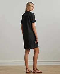 Lauren Ralph Denim Cotton Shift Dress