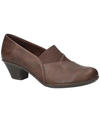 Easy Street Women's Fondly Block-Heel Slip-On Shooties