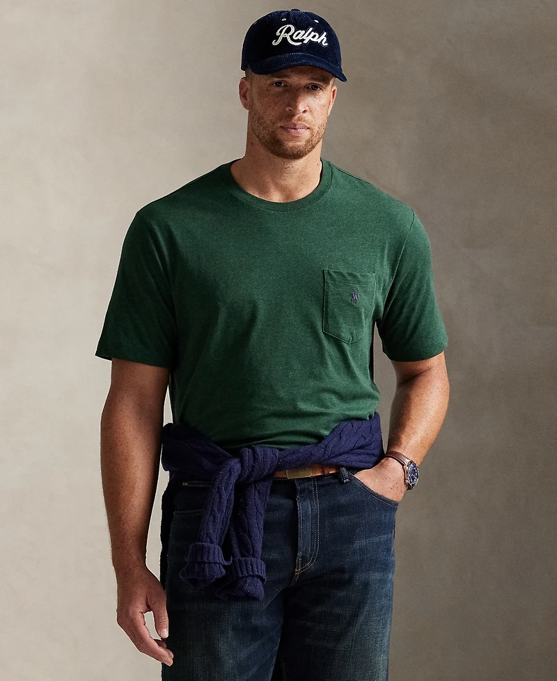 Polo Ralph Lauren Men's Big & Tall Pocket Jersey T-Shirt