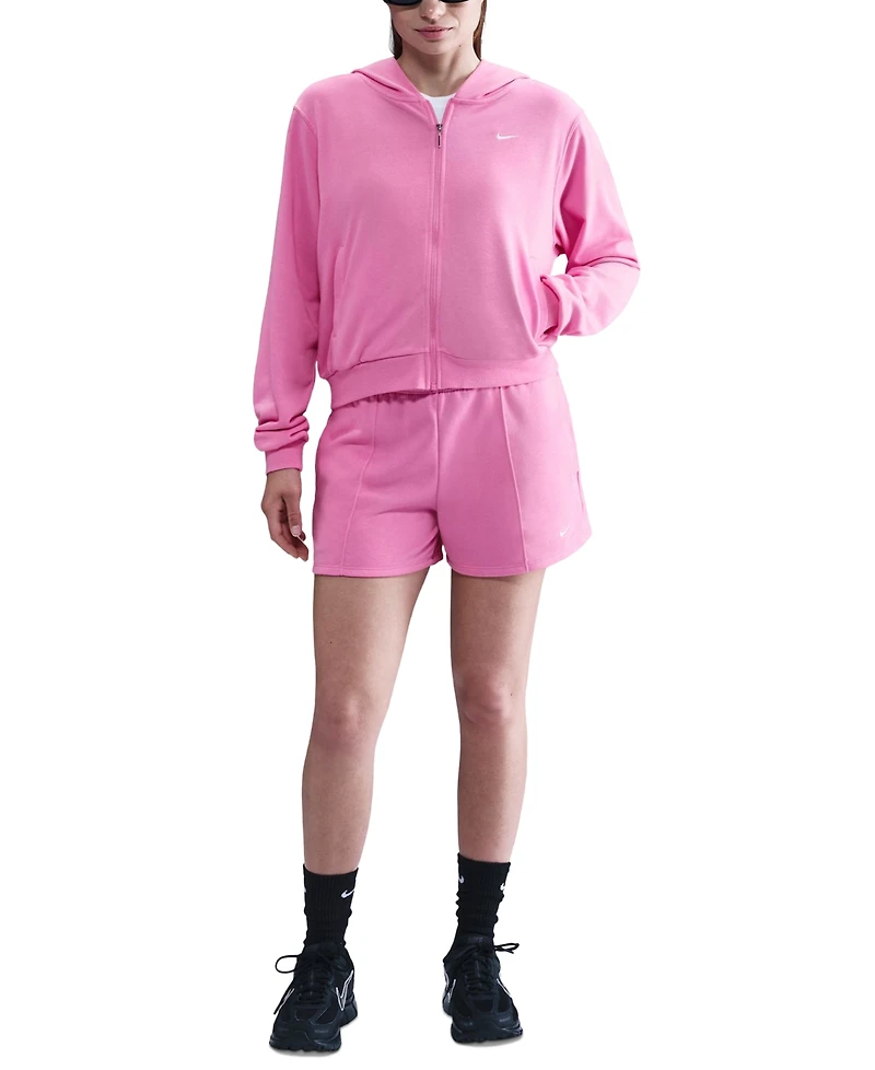 Nike Women's Sportswear Chill Terry Loose-Fit Full-Zip French-Terry Hoodie