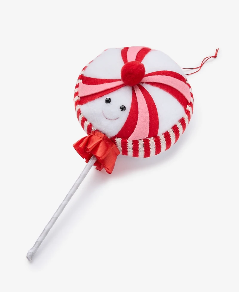 Holiday Lane Sugar Plum Plush Peppermint Pop Ornament, Macy's Exclusive