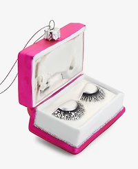 Holiday Lane Eclectic Charm Glass Eyelash Box Ornament, Macy's Exclusive