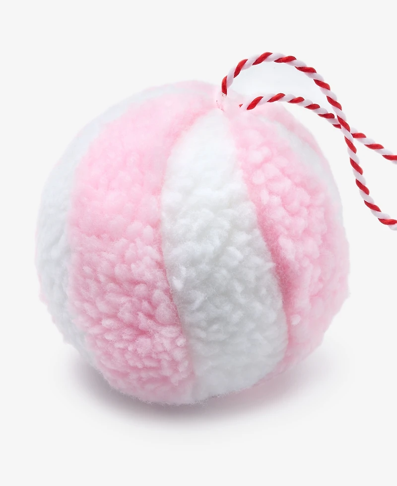 Holiday Lane Sugar Plum Peppermint Ball Ornament, Macy's Exclusive