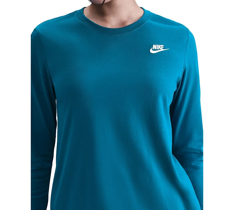 Nike Sportswear Club Women's Cotton Long-Sleeve T-Shirt