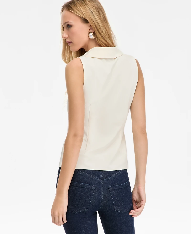 I.n.c. International Concepts Women's Twist-Front Top, Macy's Exclusive