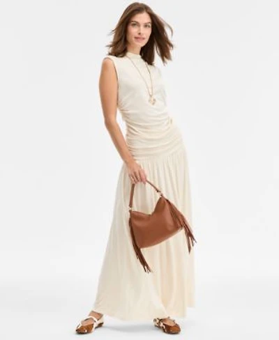 I.N.C. International Concepts Womens Sleeveless Knit Top Ruched Waist Maxi Skirt Macys Exclusive