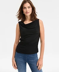 I.n.c. International Concepts Women's Cowl-Neck Sleeveless Top, Macy's Exclusive