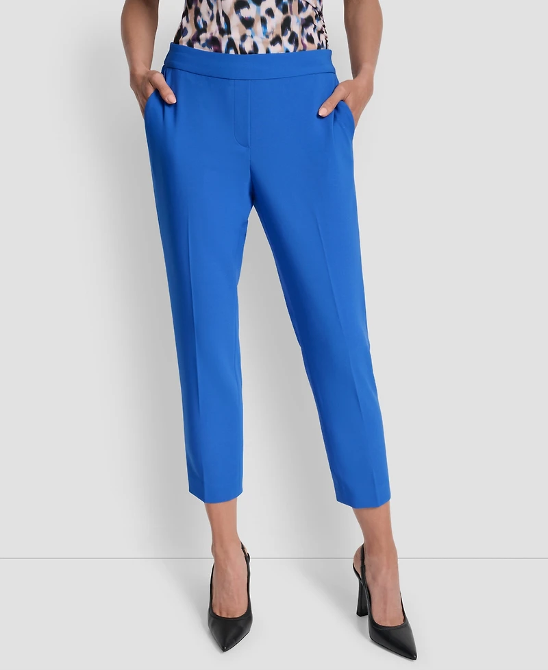 Dkny Women's Mid-Rise Straight-Leg Ankle Pants