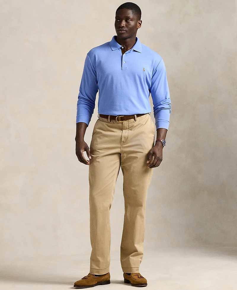 Polo Ralph Lauren Men's Big & Tall Soft Cotton Long-Sleeve Shirt